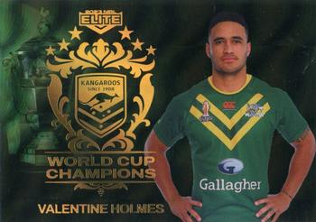 2023 NRL Traders Elite - World Cup Champions Priority #WCC09 Valentine Holmes Front